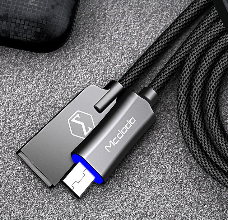 Micro USB - Dark gray - 1.5 m